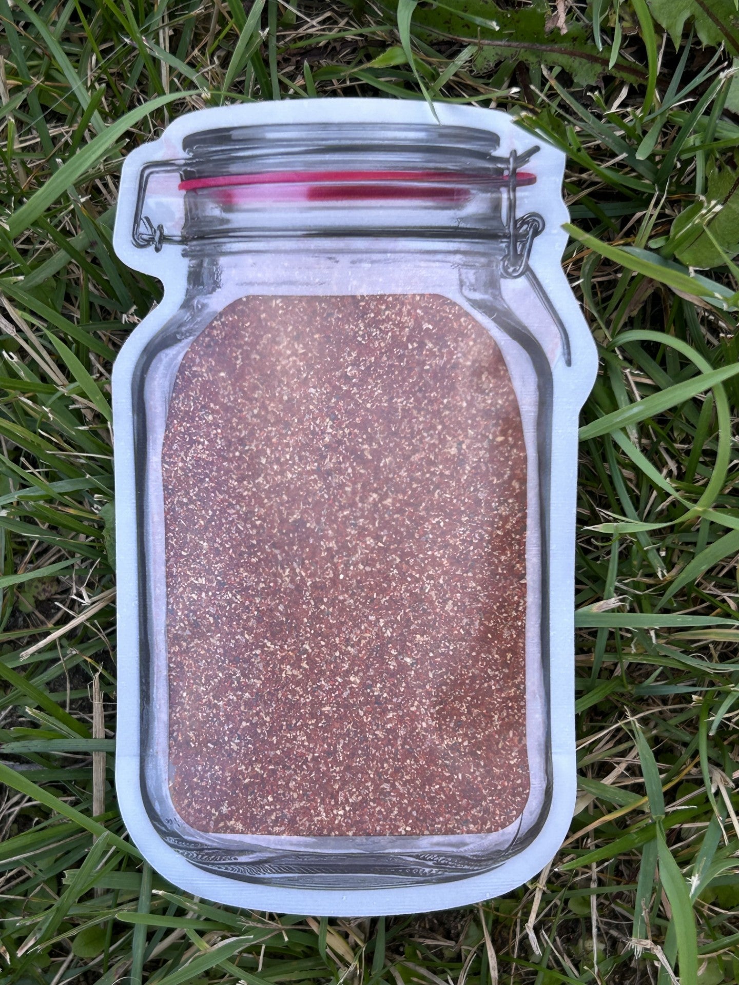 Maas BBQ Austin Powers Texas BBQ spice blend shown in unique re-sealable mason jar pouches and traditional kraft bags. A professional Texas AP rub for brisket, ribs, and gourmet snacks.