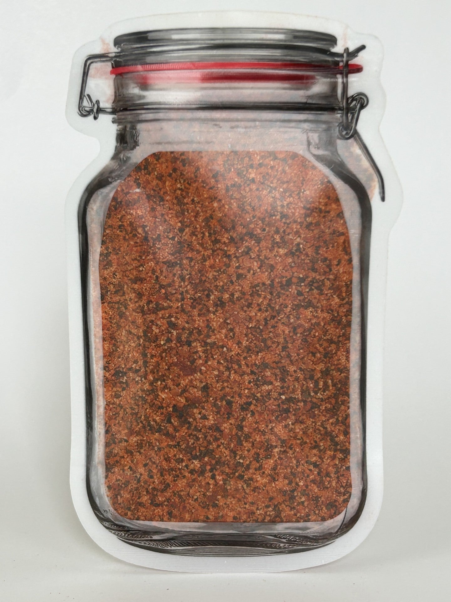 Maas BBQ “Fire And Smoke” mason jar pouch of unique, sugar‑free Smoked Asian Seasoning spice blend – a great foodie gift for cooking, recipes, and BBQ enthusiasts featuring the famous Asian flavor blend.