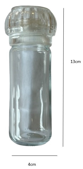 This High Quality Grinder has a glass body with a ceramic grinding head for a durable live span.