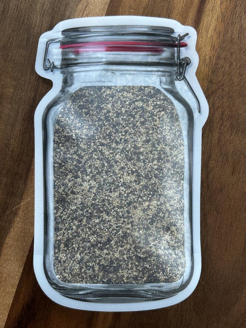 Mason jar bag with spg