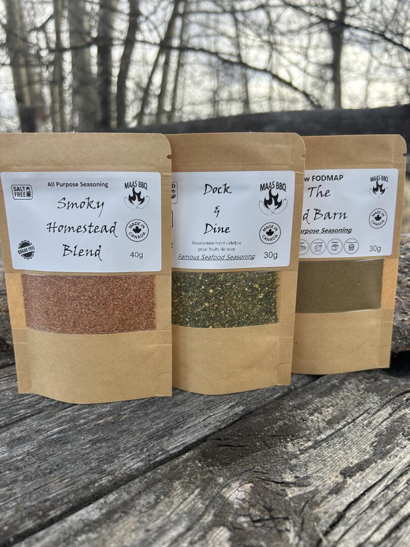 Salt & Sugar Free Smoky BBQ Spice Trio