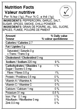Spicy Smoked All Purpose Seasoning SPG – Canada’s #1 Premium spicy Low Sodium Spice Blend